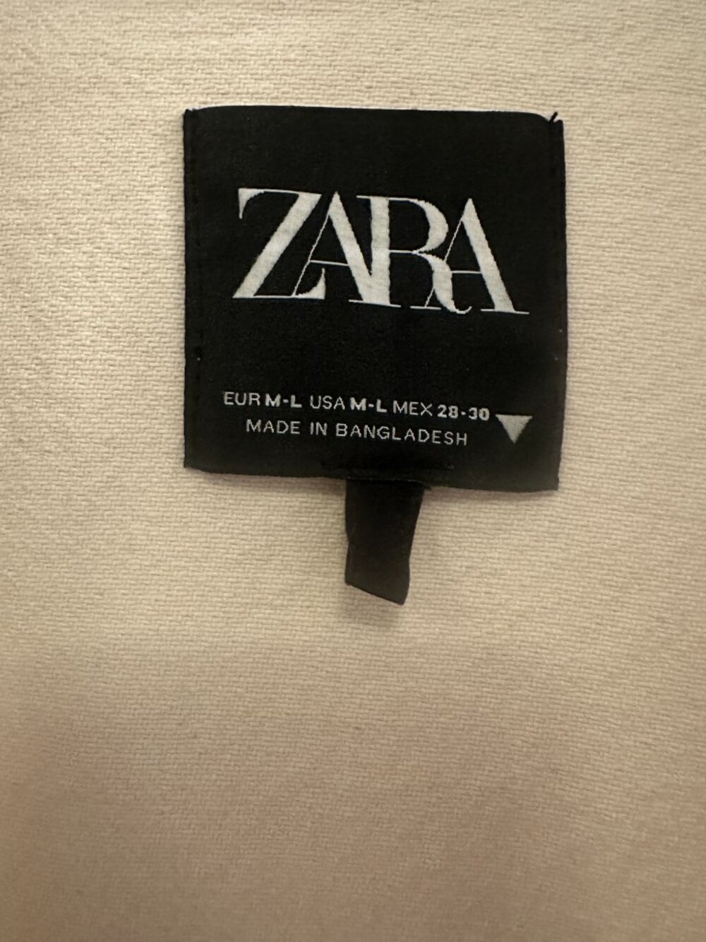 Zara Oversized Cream Chore Coat (Size M-L) - Picture 4 of 4
